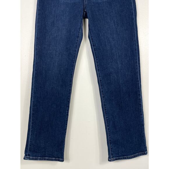Quince Stretch High Rise Straight Jeans Dark Wash Women’s 30 Casual Closet Basic - Picture 5 of 14